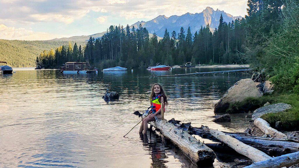 Redfish Lake with Luiza