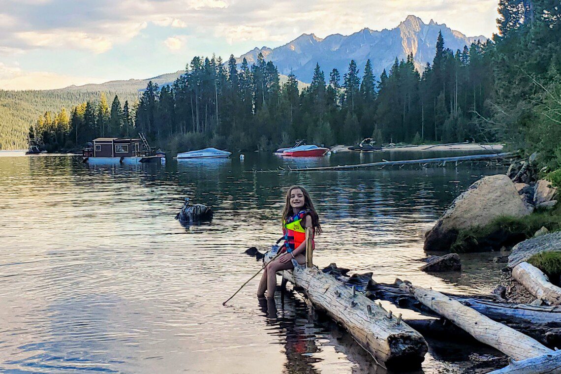 Redfish Lake with Luiza
