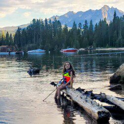 Redfish Lake with Luiza