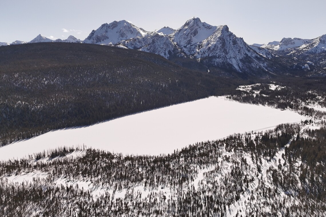 Stanley lake in Feb 24 2