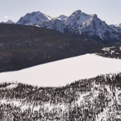 Stanley lake in Feb 24 2